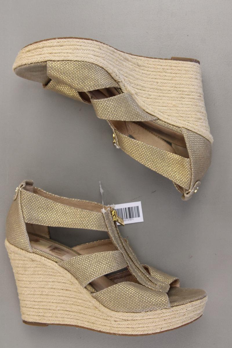 Michael Kors Sandaletten mit Keilabsatz Gr. 40 gold - Image 2