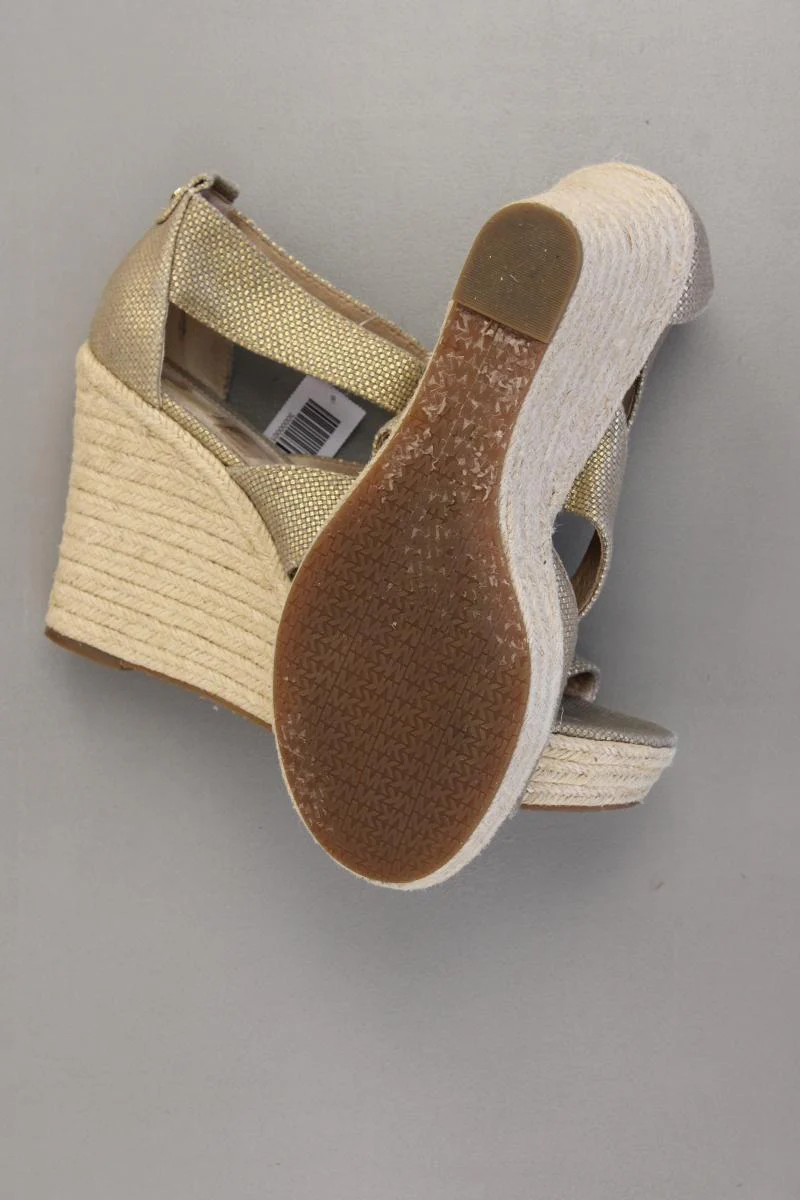 Michael Kors Sandaletten mit Keilabsatz Gr. 40 gold - Image 4