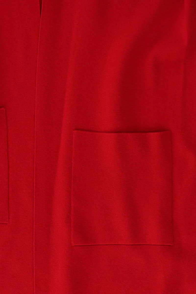 MAERZ München Strickjacke Gr. 38 Langarm rot - Image 3
