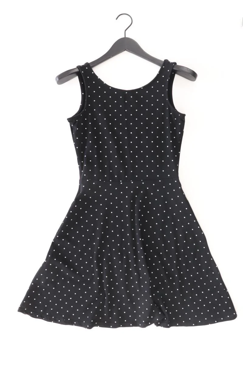 edc by Esprit Trägerkleid Gr. XS gepunktet schwarz