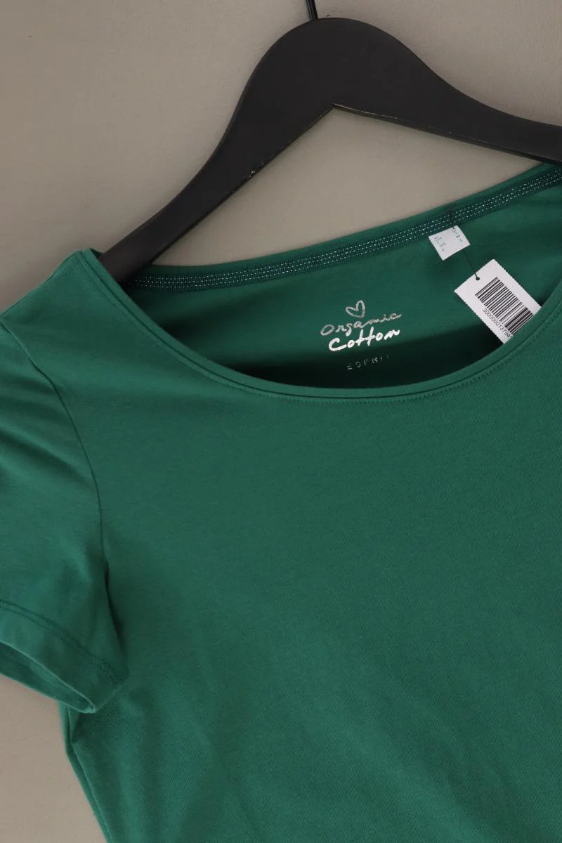 Esprit T-Shirt Gr. M Kurzarm grün aus Baumwolle - Image 2