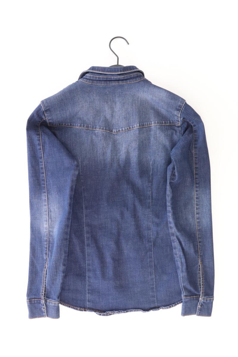 Esprit Jeansbluse Gr. S Langarm blau aus Baumwolle - Image 4