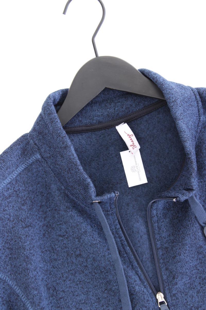 sheego Classic Cardigan Gr. 52/54 Langarm blau aus Polyester - Image 2