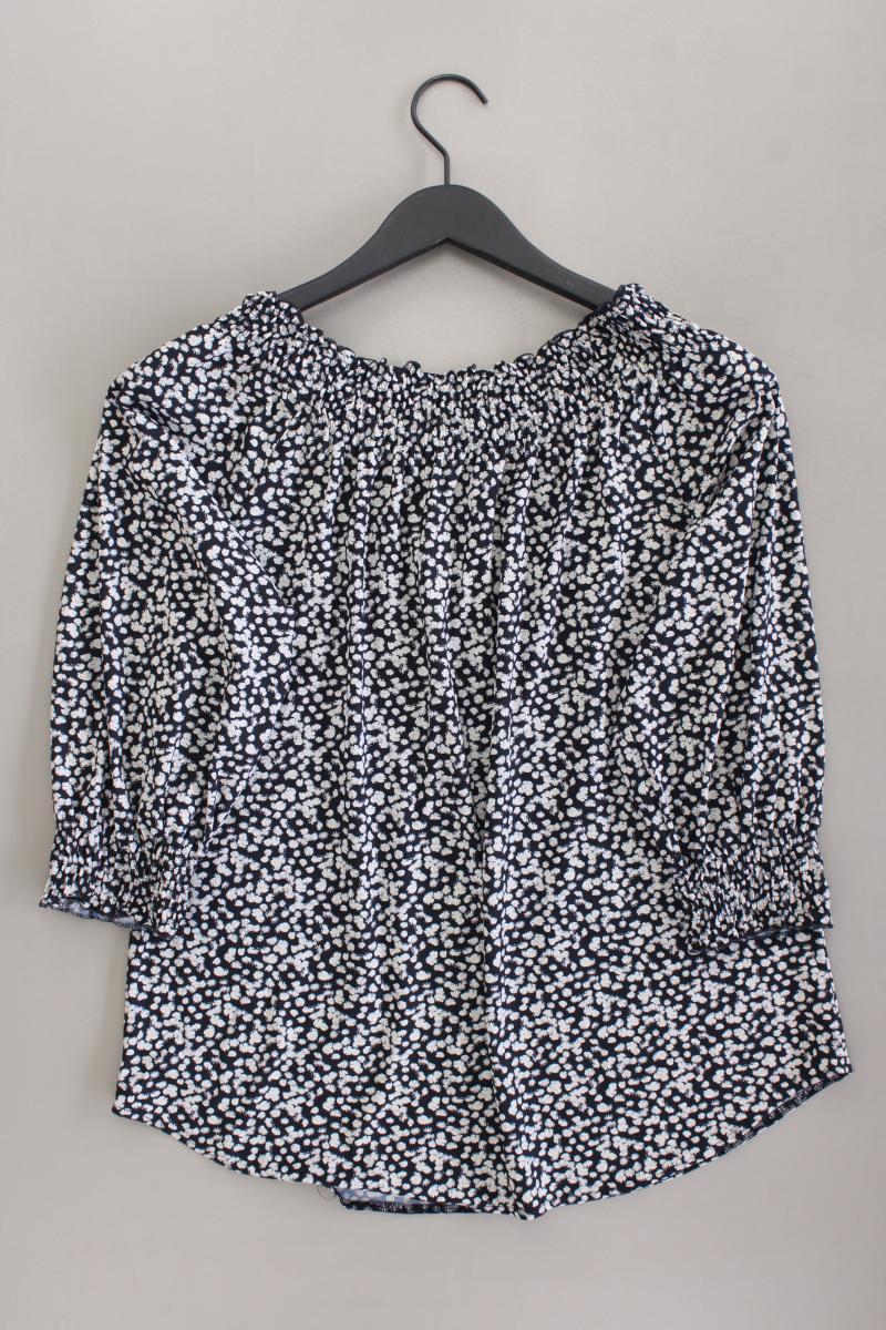 Studio Anneloes Classic Bluse Gr. M mit Blumenmuster 3/4 Ärmel blau - Image 3