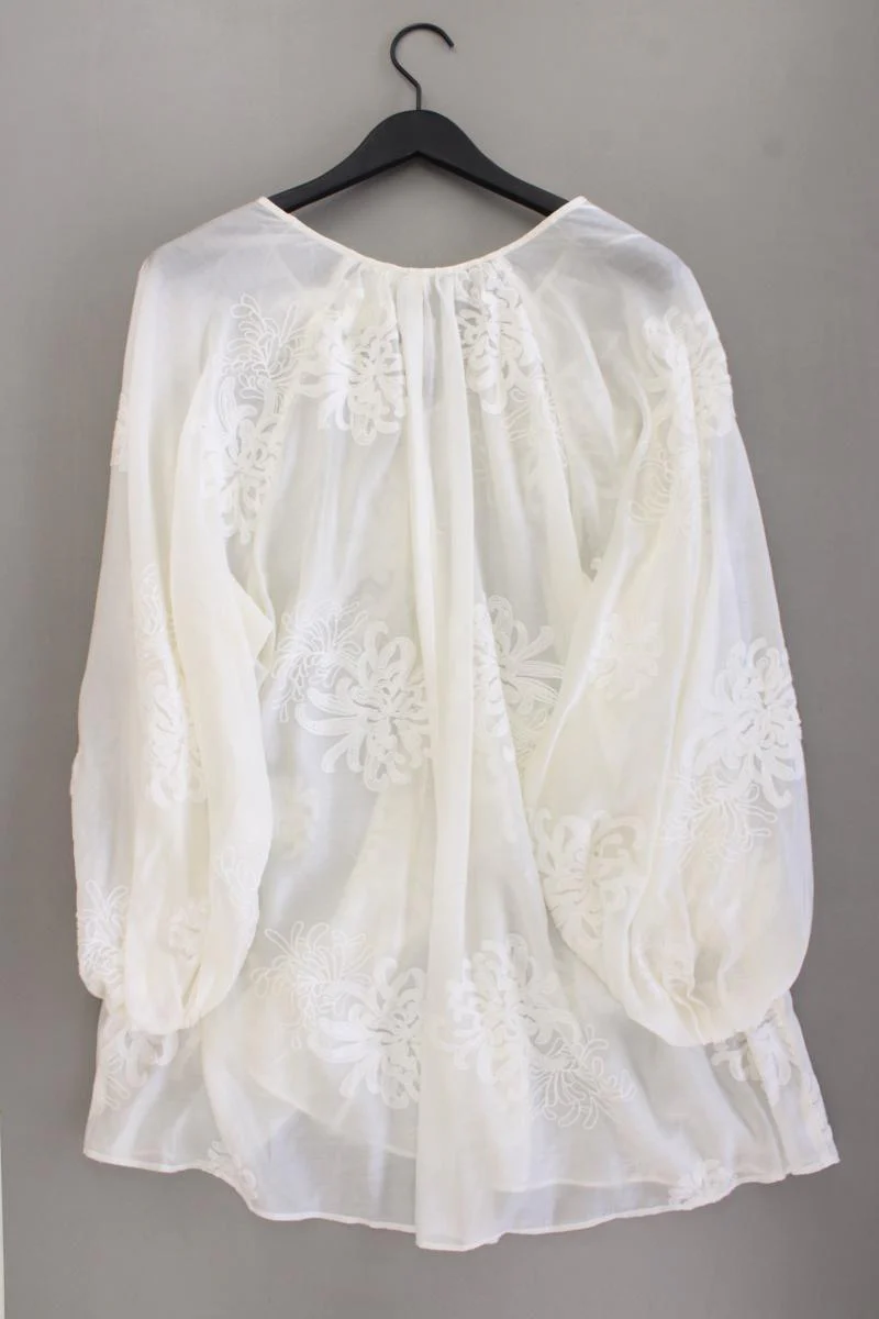 H&M Transparentes Oversize Kleid Gr. S neu mit Etikett Langarm creme - Image 4