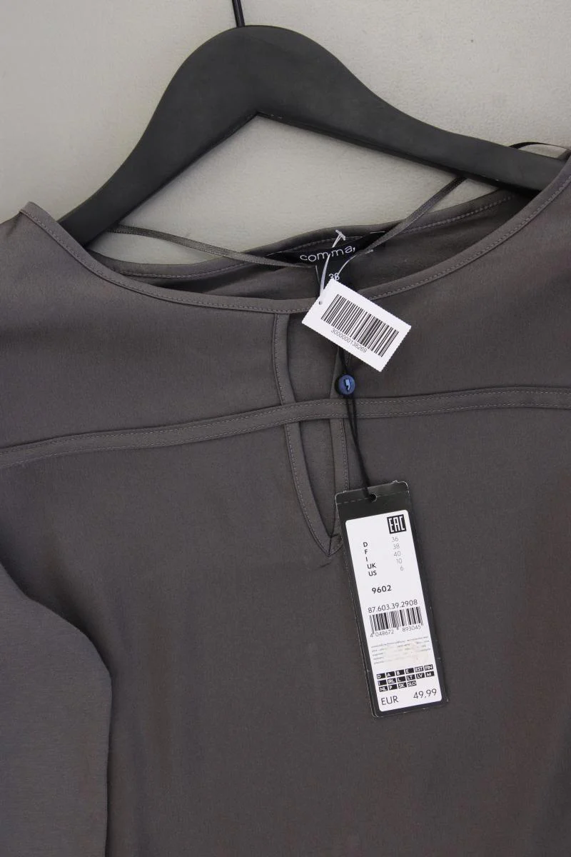 comma, Classic Bluse Gr. 36 neu mit Etikett Neupreis: 49,99€! 3/4 Ärmel grau - Image 2
