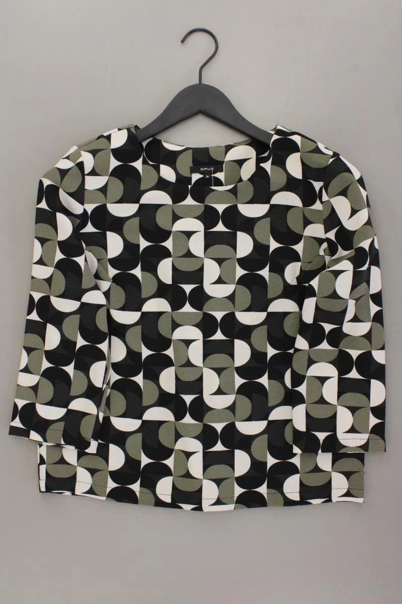 Opus Bluse Modell Falesha Cheerful Gr. 36 geometrisches Muster 3/4 Ärmel