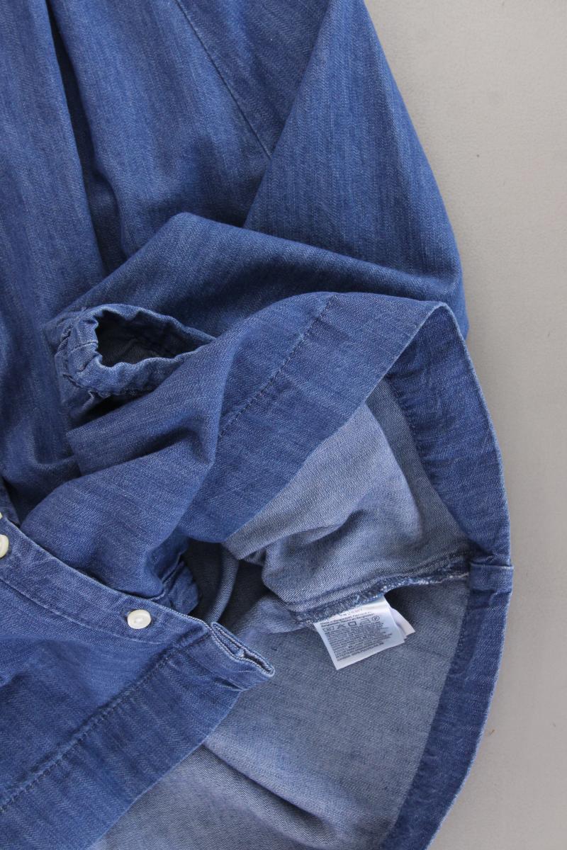 H&M Jeansbluse Gr. L neu mit Etikett 3/4 Ärmel blau aus Baumwolle - Image 3