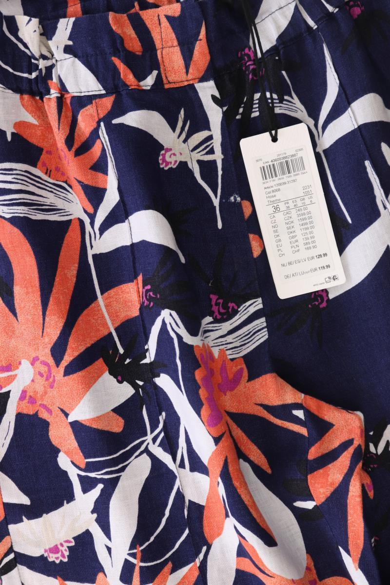 Gerry Weber Leinenhose Gr. 36 mit Blumenmuster neu mit Etikett Neupreis: 139,9€! - Image 2
