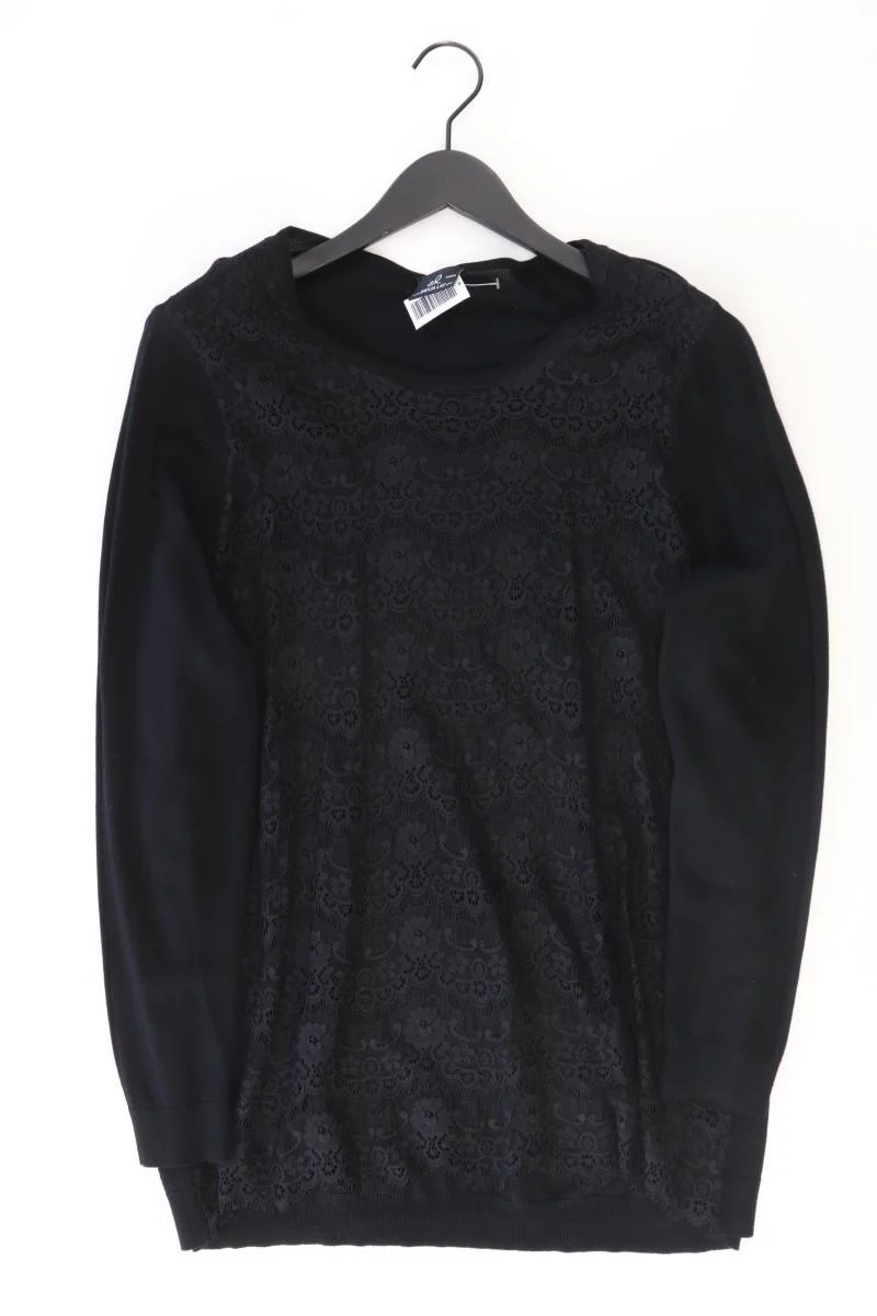 Emilia Lay Feinstrickpullover Gr. 44/46 schwarz aus Viskose