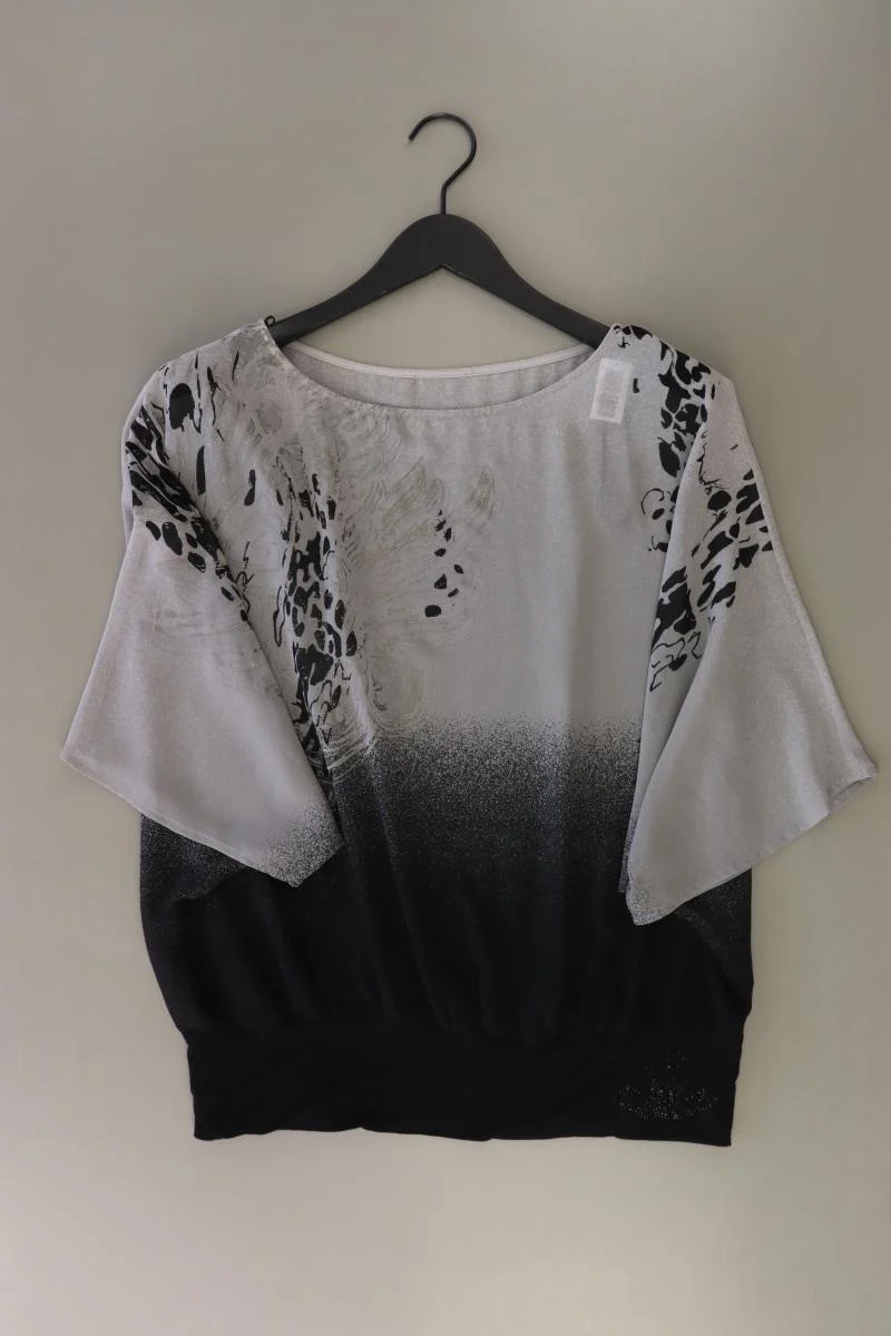 Taifun Oversize-Bluse Gr. 44 3/4 Ärmel grau aus Polyester