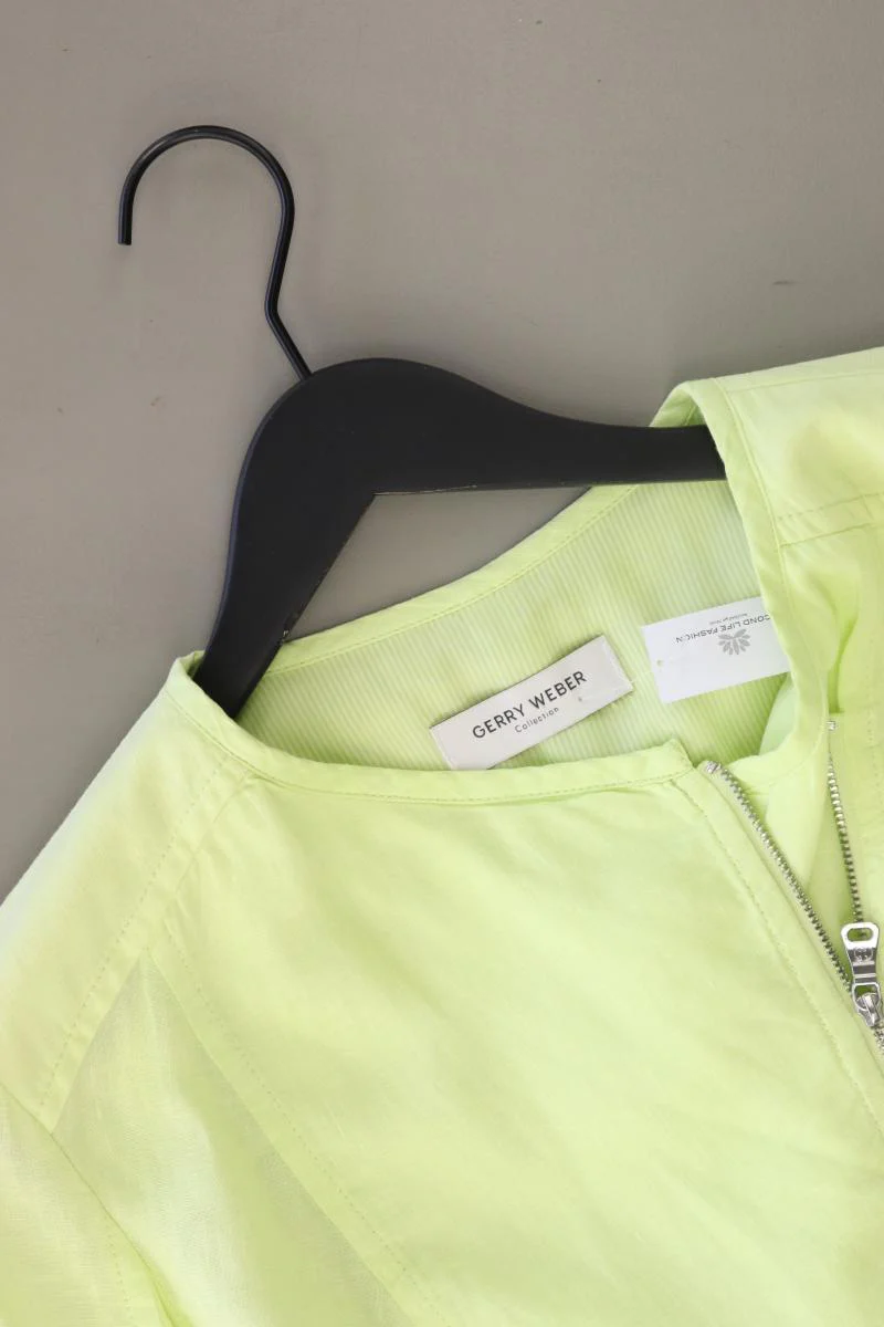 Gerry Weber Regular Jacke Gr. 44 grün aus Leinen - Image 2