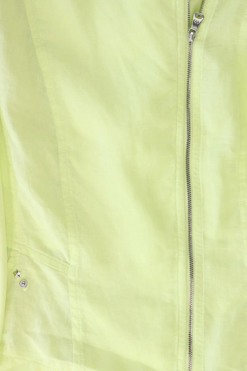 Gerry Weber Regular Jacke Gr. 44 grün aus Leinen - Image 3