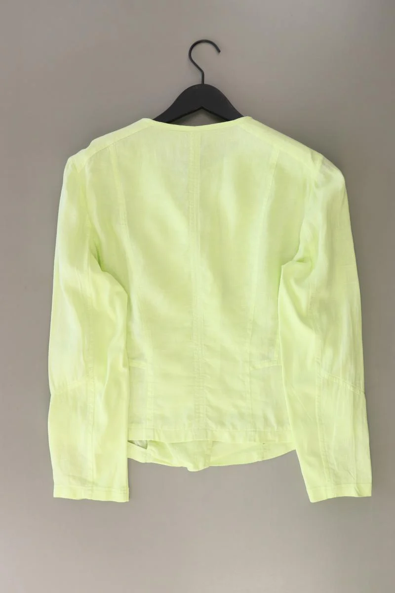 Gerry Weber Regular Jacke Gr. 44 grün aus Leinen - Image 4