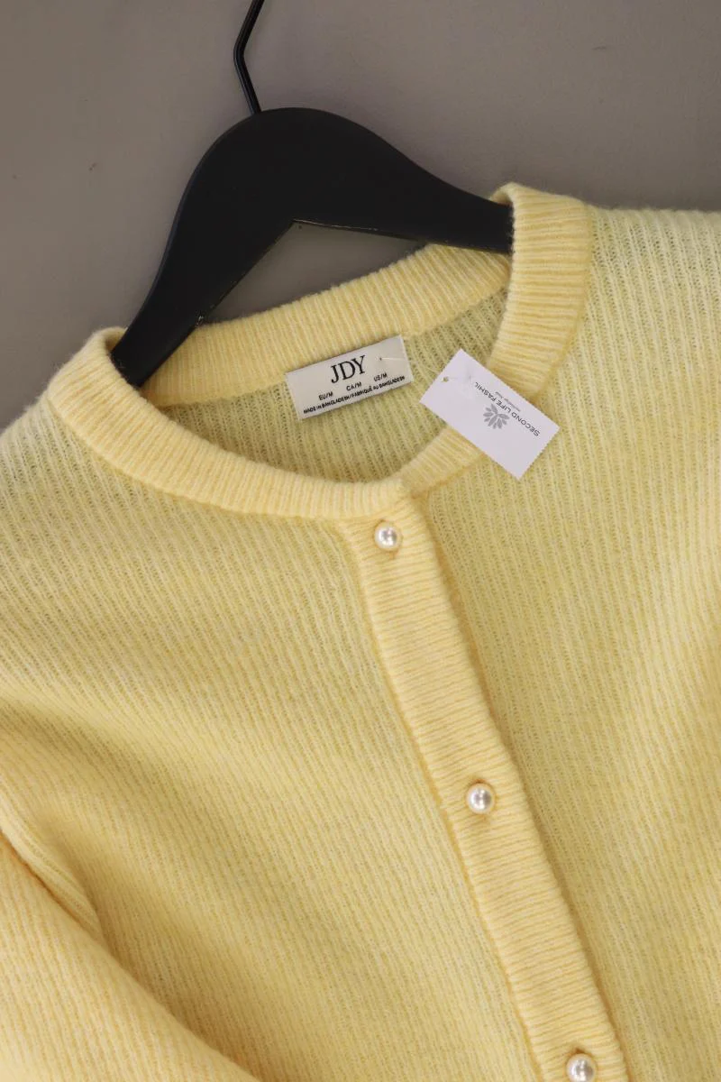 JDY Strickjacke Gr. M Langarm gelb aus Polyester - Image 2