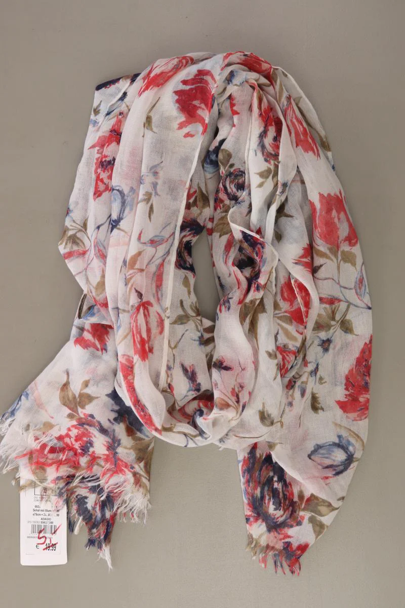 Adagio Tuch mit Blumenmuster neu mit Etikett mehrfarbig aus Polyester
