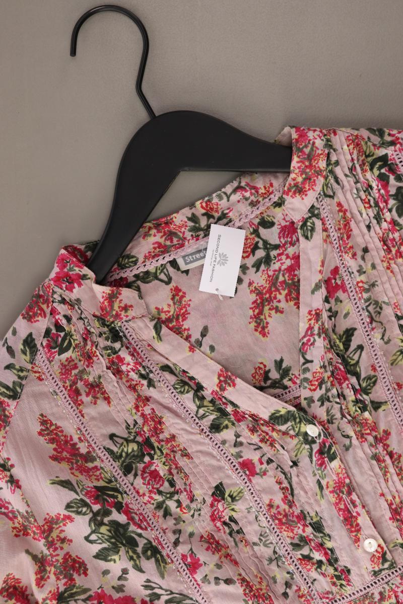 Street One Langarmbluse Gr. 40 mit Blumenmuster rosa aus Baumwolle - Image 3