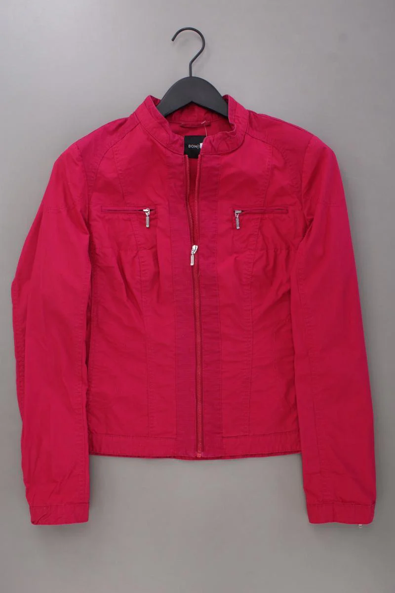 Bonita Übergangsjacke Gr. 40 pink aus Baumwolle