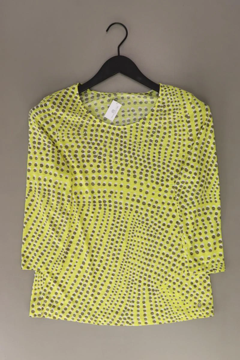 Gerry Weber Printshirt Gr. 38 3/4 Ärmel gelb