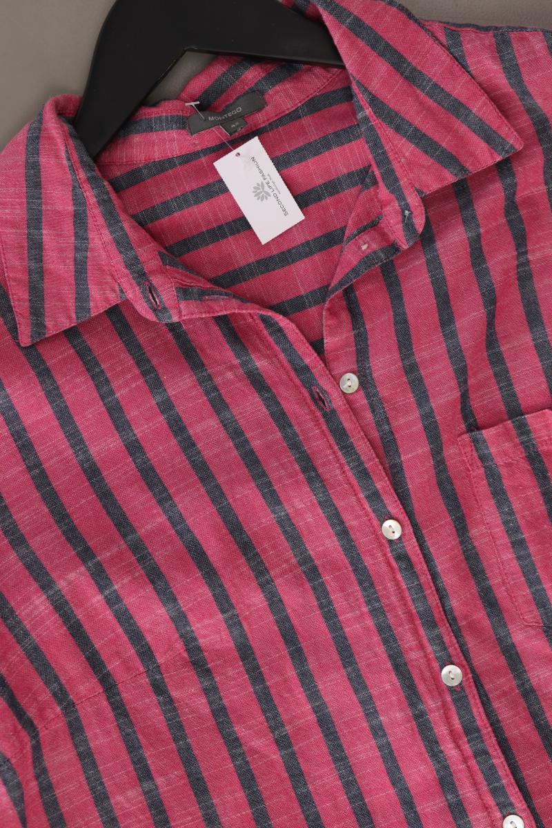 Montego Langarmbluse Gr. 42 gestreift pink aus Baumwolle - Image 4