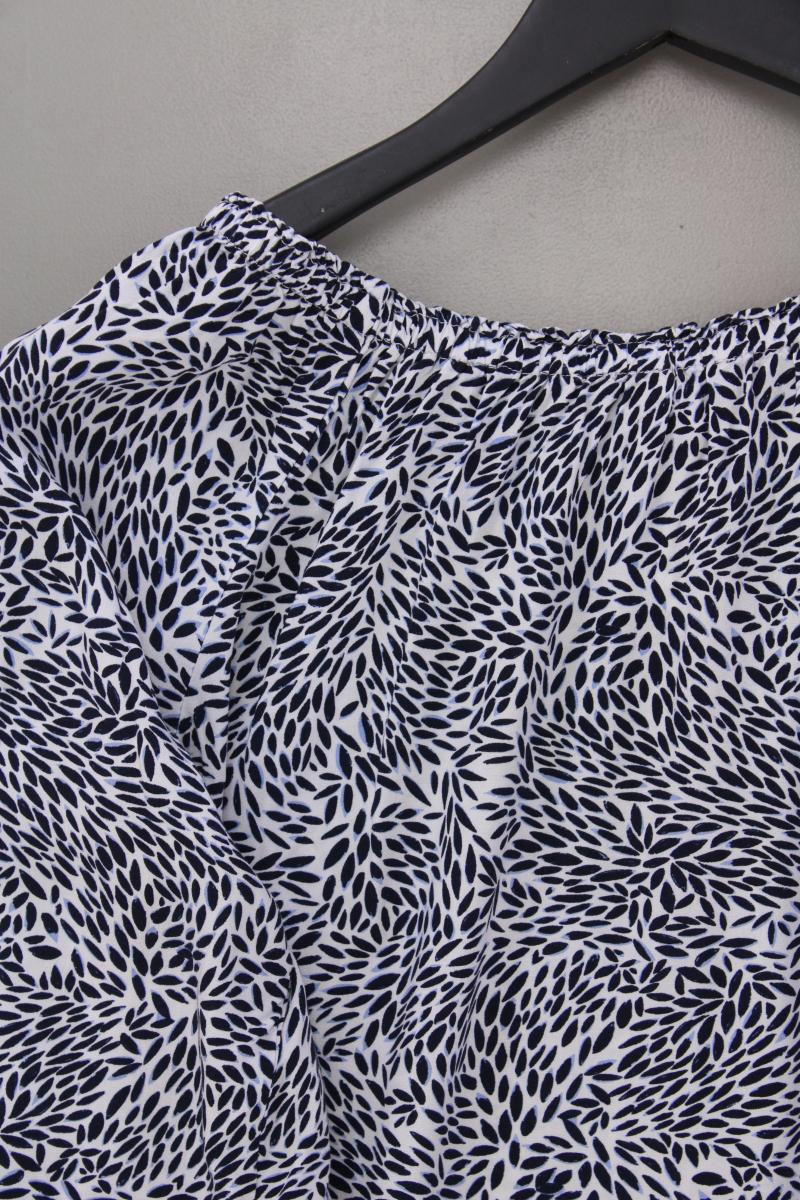 Street One Classic Bluse Gr. 36 3/4 Ärmel mit Carmen-Ausschnitt blau aus Viskose - Image 3