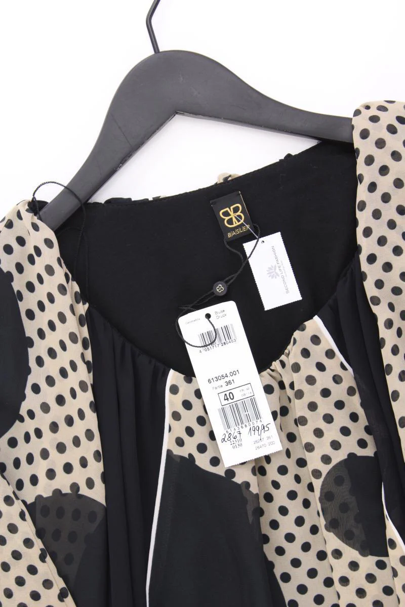 Basler Classic Bluse Gr. 40 gepunktet neu mit Etikett Neupreis: 199,95€! schwarz - Image 2