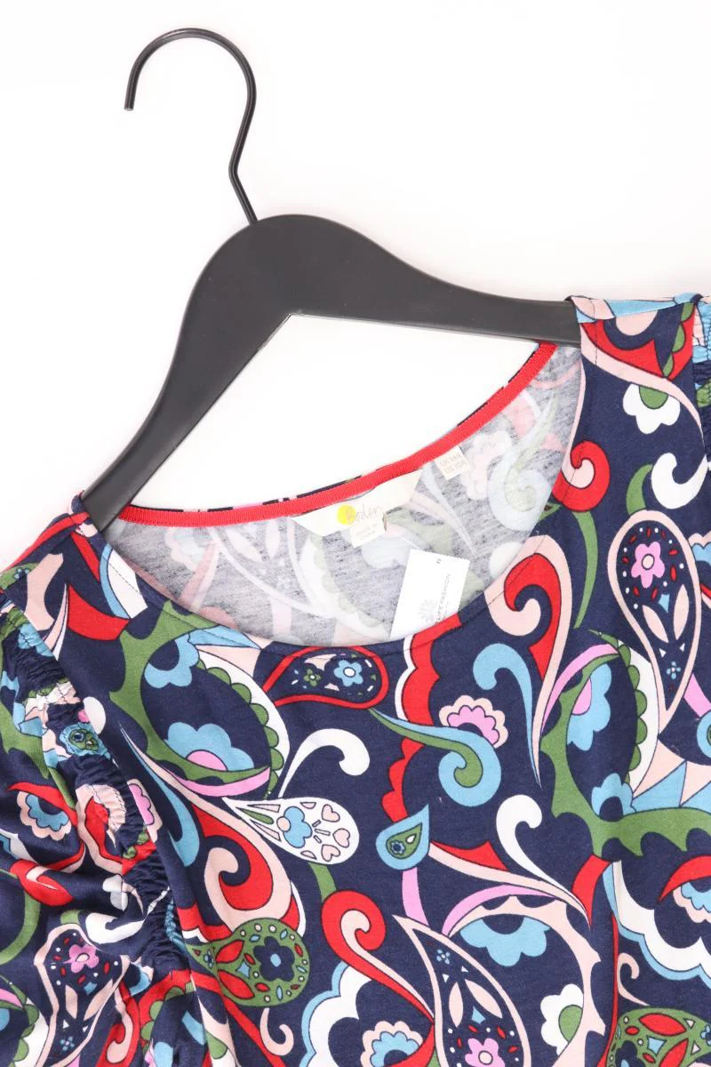 Boden Jerseykleid Gr. 40 mit Paisleymuster Kurzarm mehrfarbig aus Baumwolle - Image 3