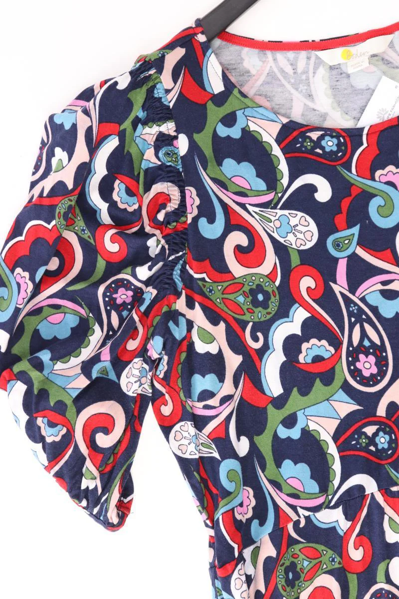 Boden Jerseykleid Gr. 40 mit Paisleymuster Kurzarm mehrfarbig aus Baumwolle - Image 4