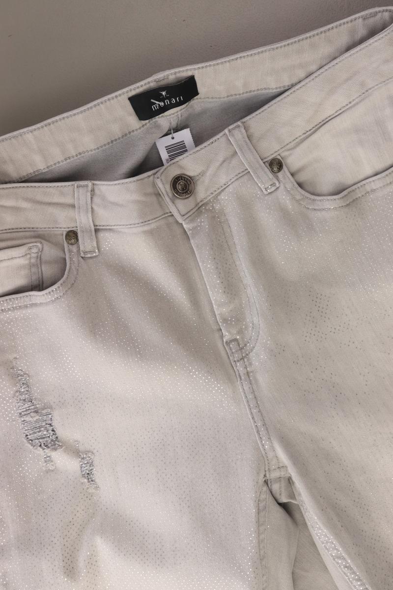 Monari Straight Jeans Gr. 36 grau aus Baumwolle - Image 3