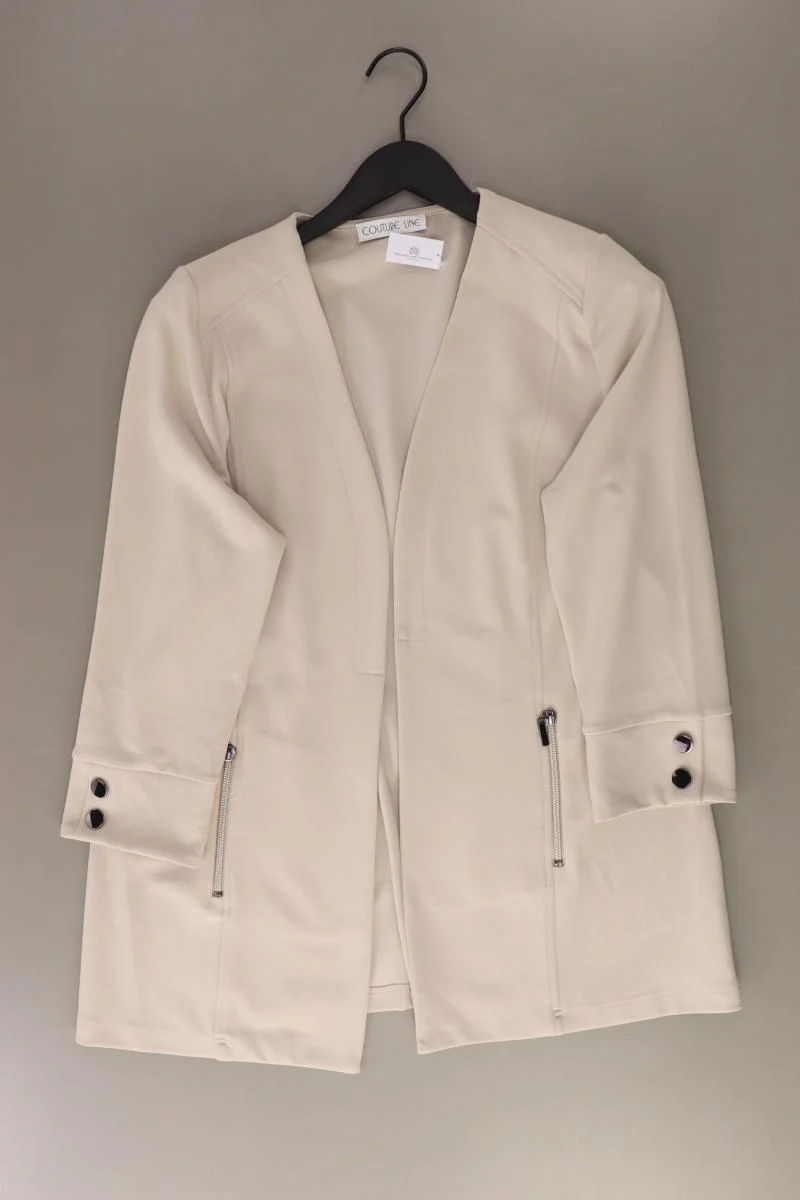 Couture Line Dünner Mantel Gr. 40 3/4 Ärmel creme aus Polyester