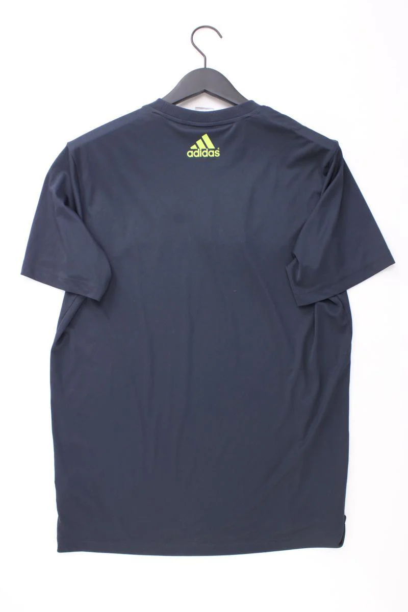 Adidas T-Shirt für Herren Gr. L Kurzarm grau aus Polyester - Image 4