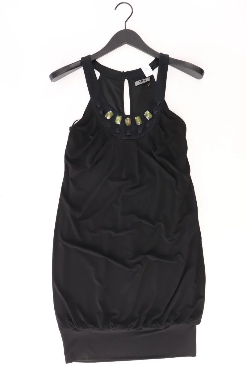Vera Mont Abendkleid Gr. 32 Träger schwarz aus Polyester