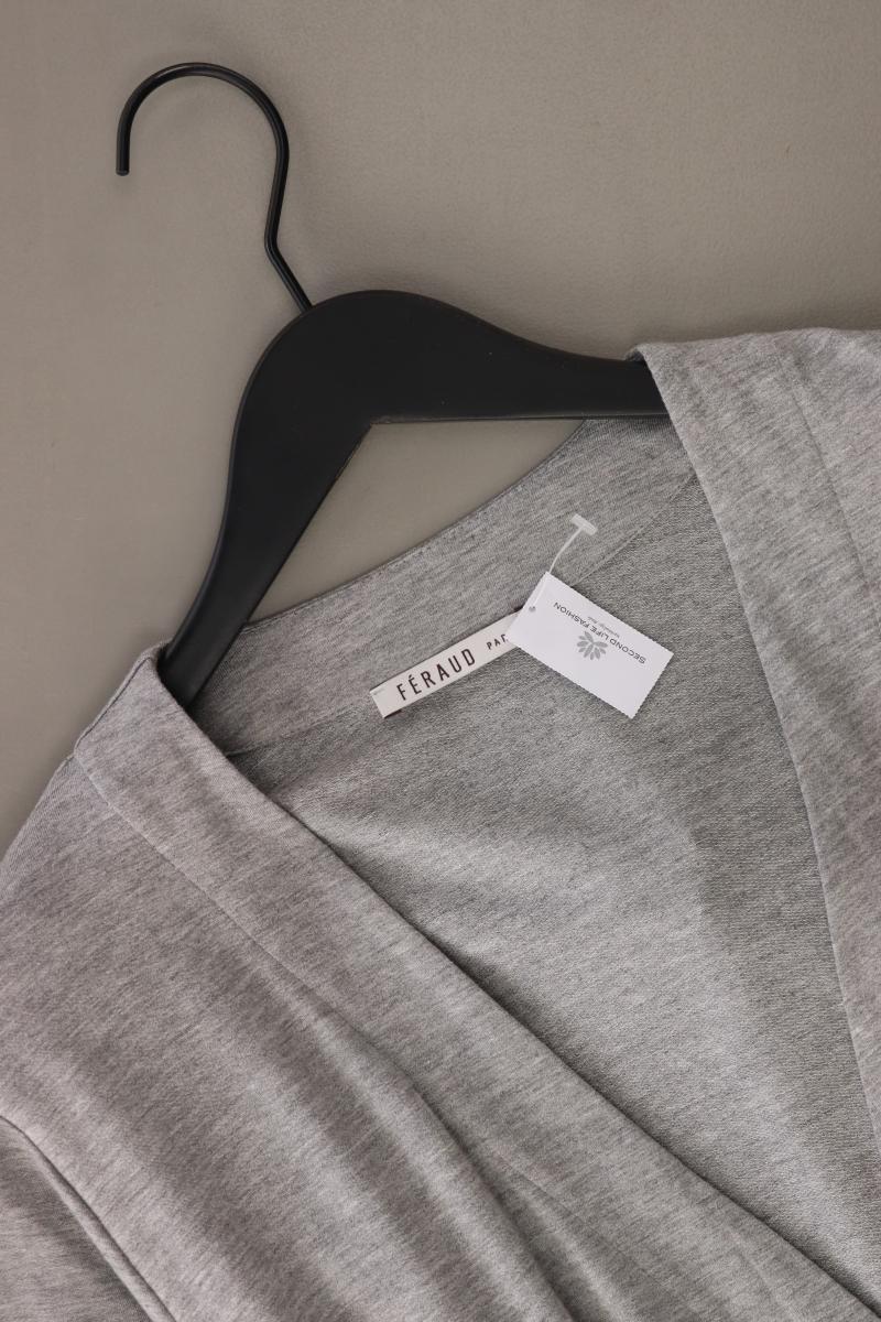 FERAUD PARIS Strickjacke Gr. 48 Langarm grau aus Viskose - Image 3