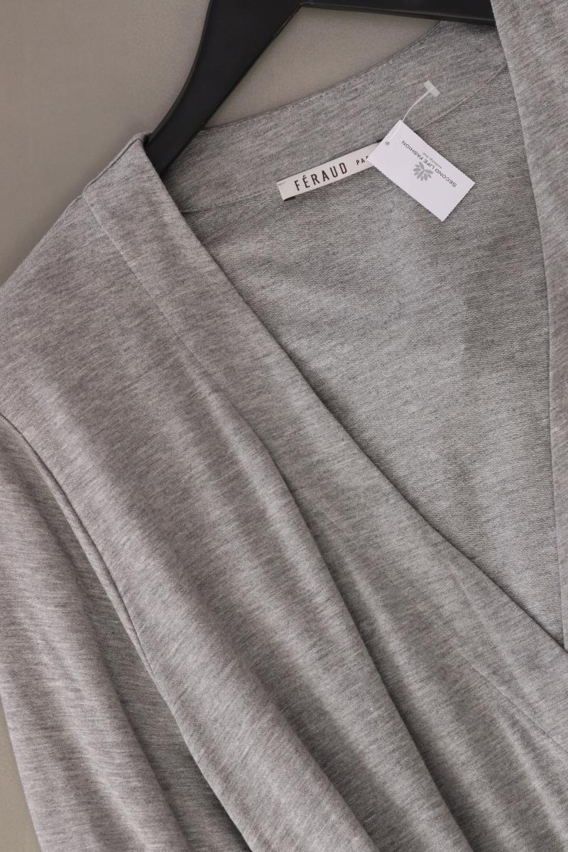 FERAUD PARIS Strickjacke Gr. 48 Langarm grau aus Viskose - Image 4