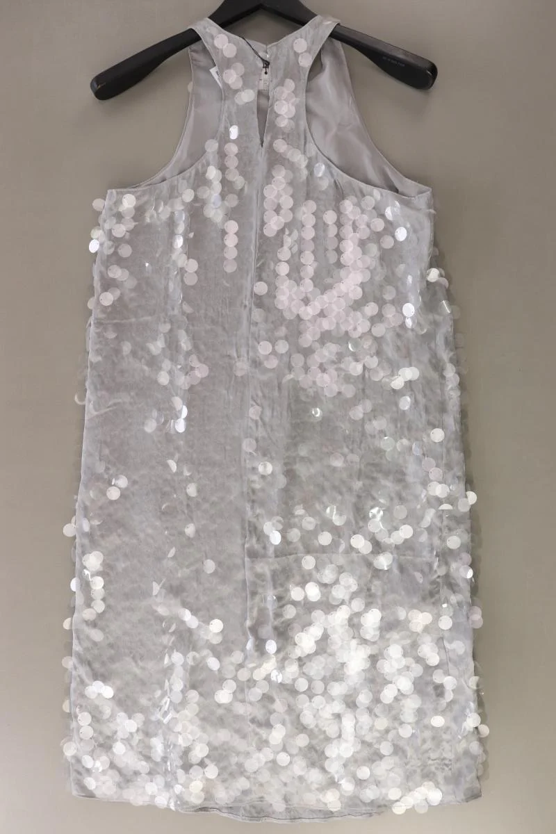 Mango Abendkleid Gr. M neu mit Etikett Ärmellos mit Pailletten grau - Image 2