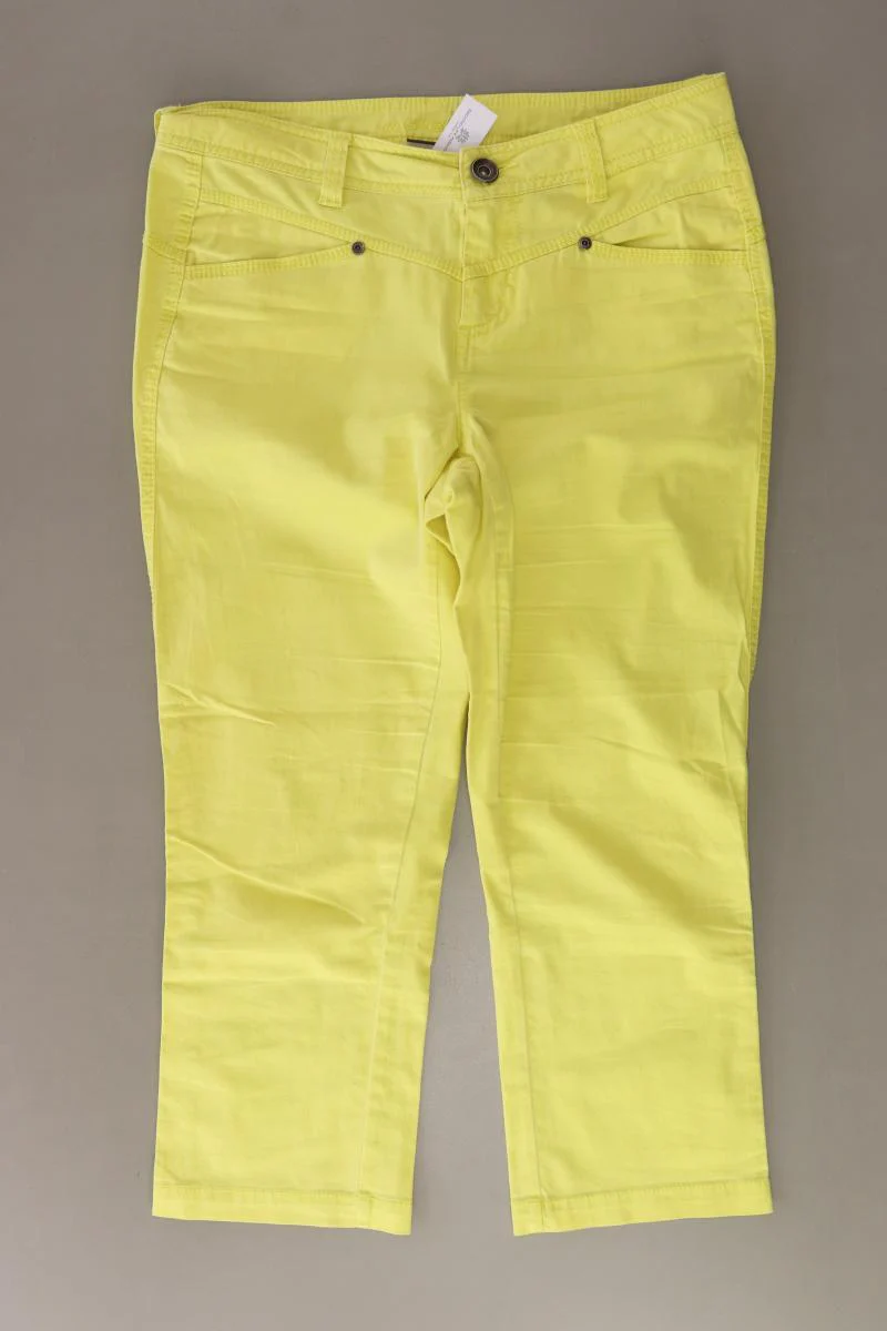 Street One 7/8 Hose Gr. 36 gelb aus Baumwolle