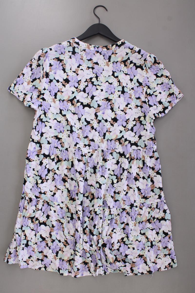 Only Sommerkleid Gr. XL mit Blumenmuster Kurzarm lila aus Viskose - Image 4