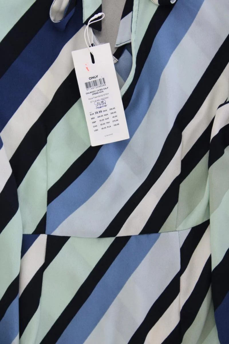 Maxikleid Gr. 38 gestreift neu mit Etikett Neupreis: 39,99€! 3/4 Ärmel - Image 3