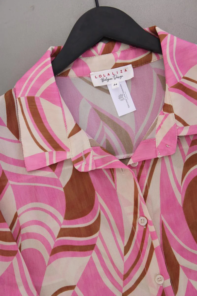 Lola & Liza Oversize-Bluse Gr. 42 neuwertig 3/4 Ärmel pink aus Polyester - Image 2