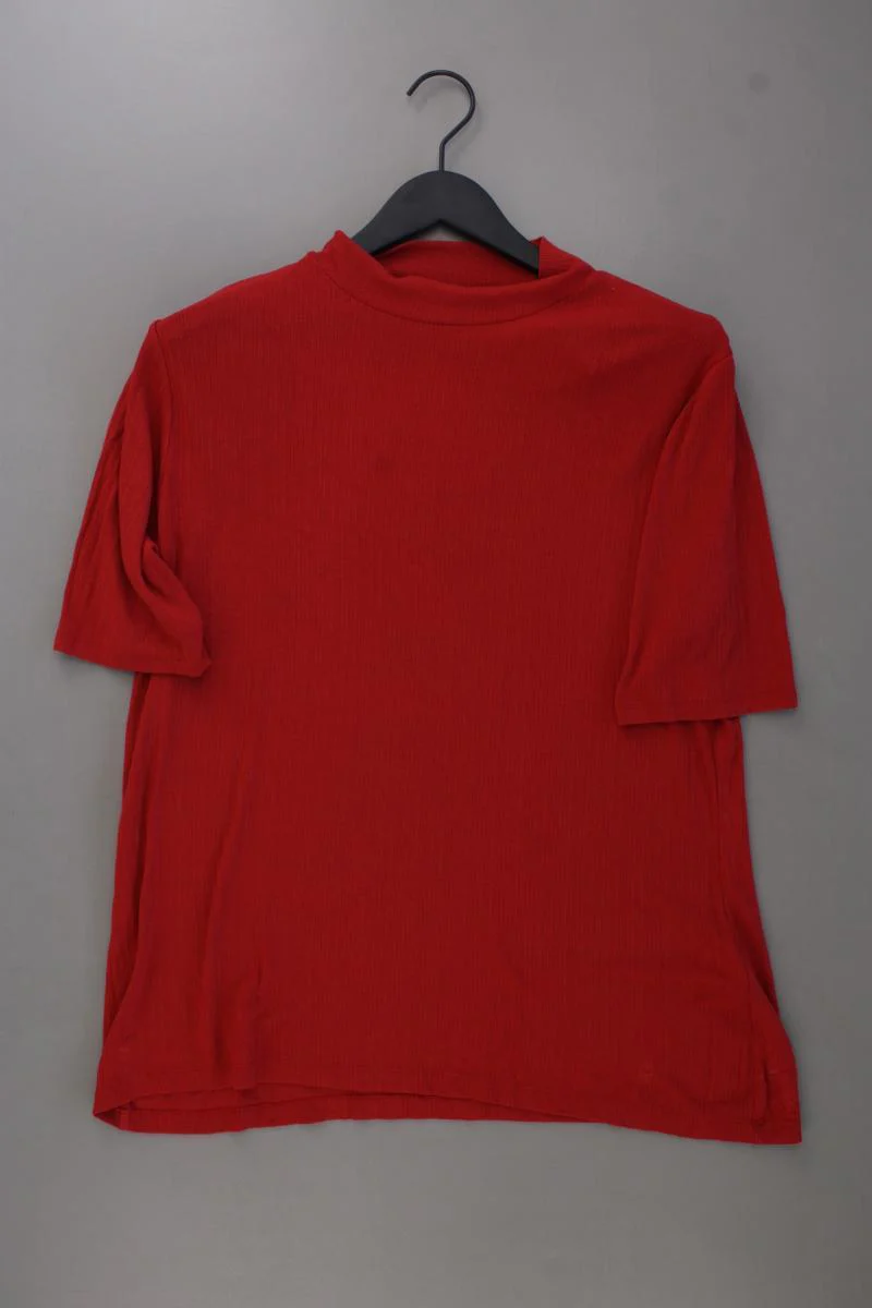 s.Oliver T-Shirt Gr. 46 Kurzarm rot aus Viskose