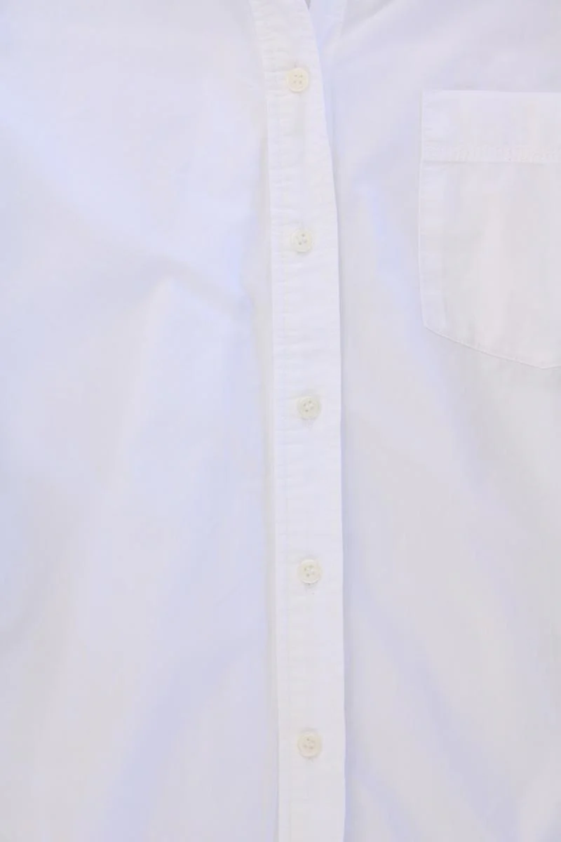 Zara Langarmbluse Gr. XS weiß aus Baumwolle - Image 3