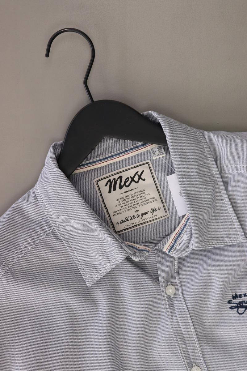 Mexx Langarmhemd für Herren Gr. XXL blau aus Baumwolle - Image 3