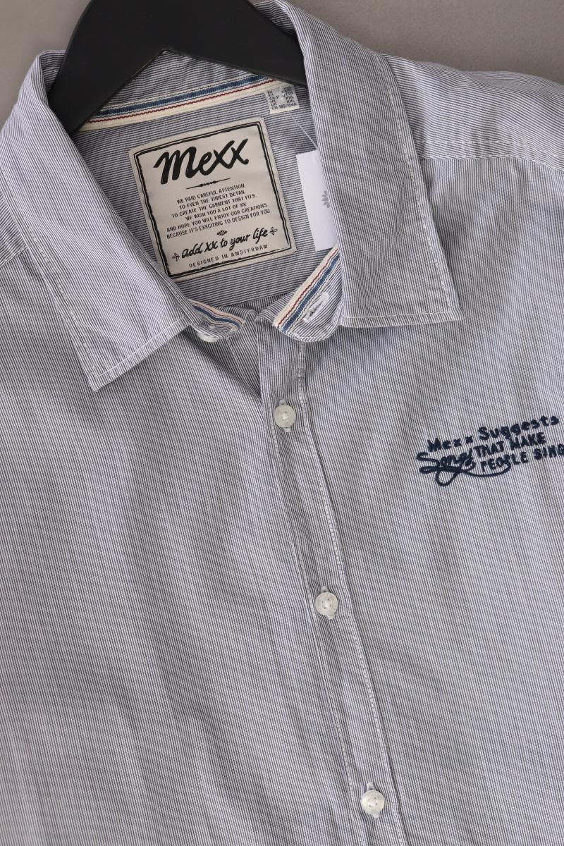 Mexx Langarmhemd für Herren Gr. XXL blau aus Baumwolle - Image 4