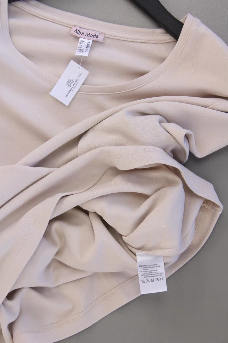 Alba Moda Classic Pullover Gr. 44 creme aus Viskose - Image 3