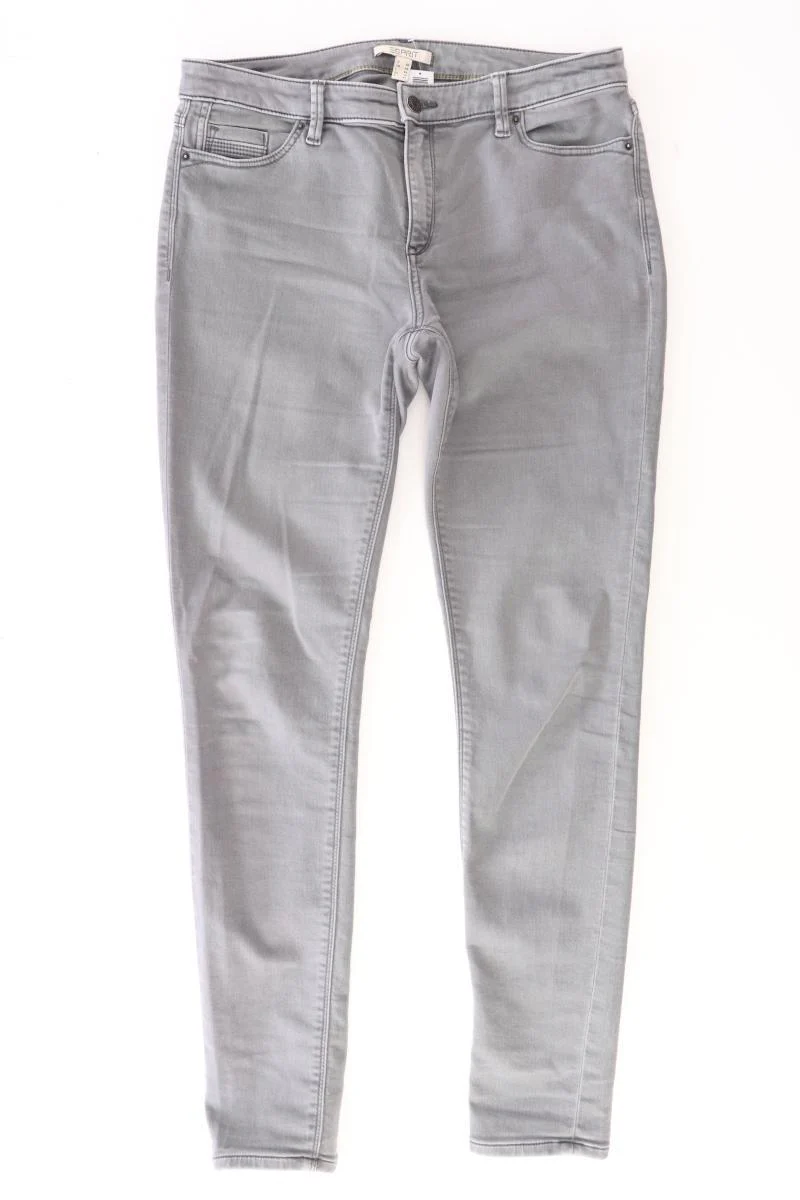 Esprit Straight Jeans Gr. 40 grau aus Baumwolle