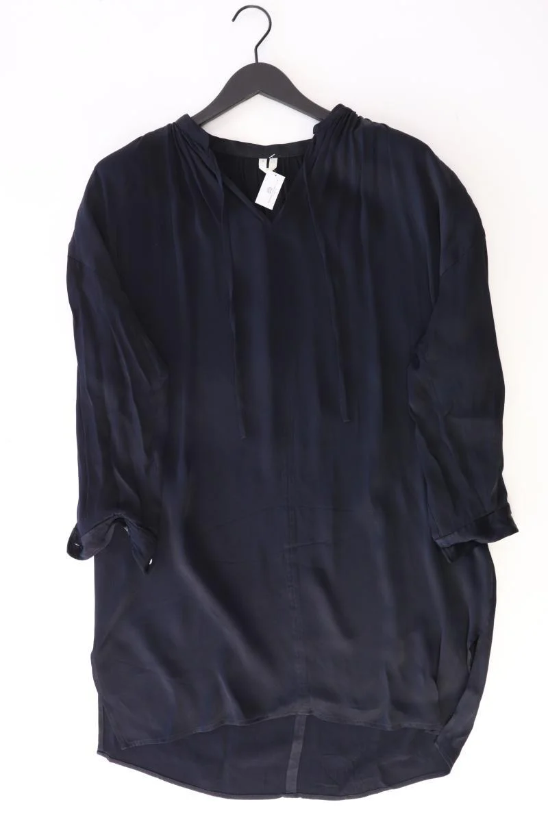 ARKET Midikleid Gr. 36 3/4 Ärmel blau aus Viskose