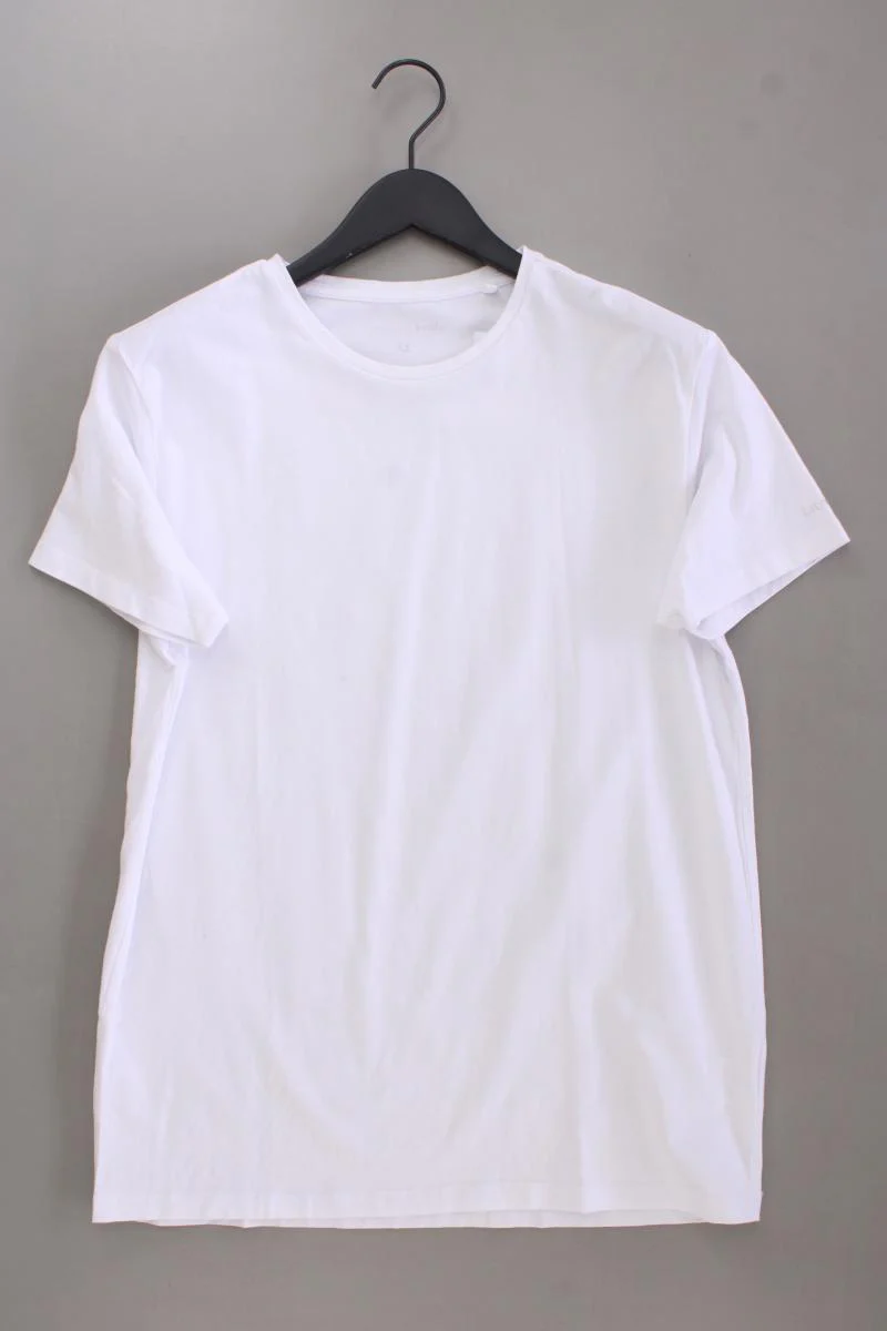 Bruno Banani T-Shirt für Herren Gr. XL Kurzarm weiß aus Baumwolle