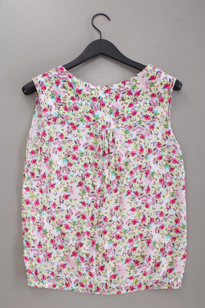 edc by Esprit Ärmellose Bluse Gr. M mit Blumenmuster mehrfarbig aus Viskose - Image 4