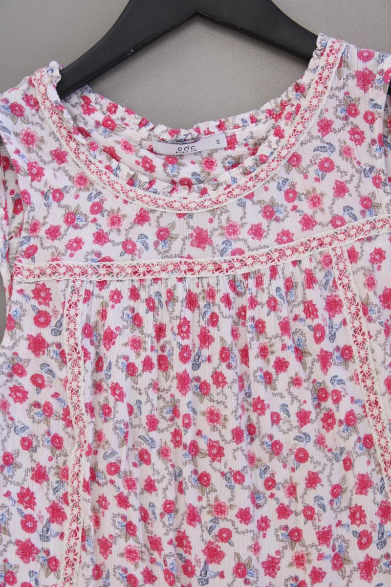edc by Esprit Ärmellose Bluse Gr. S mit Blumenmuster pink - Image 2
