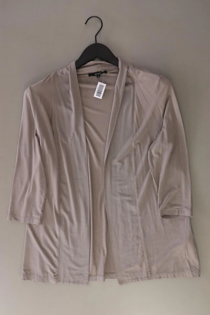 Bonita Regular Cardigan Gr. M 3/4 Ärmel grau aus Viskose